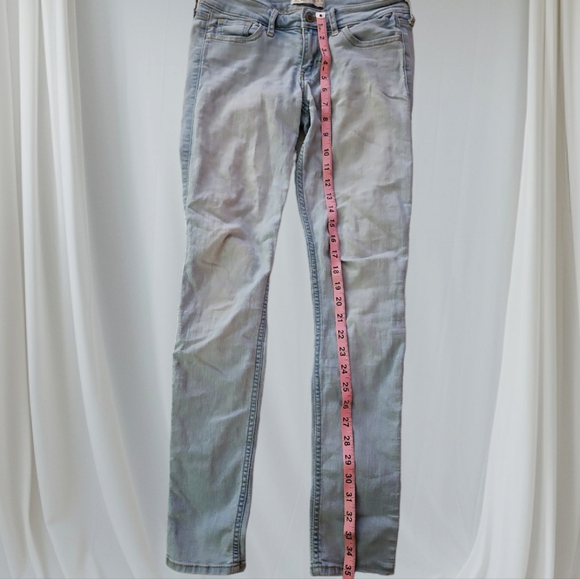Hollister Y2K SZ 3 Light Blue Denim Skinny Jeans - Picture 4 of 7